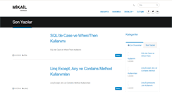 Desktop Screenshot of mikailkarakaya.com
